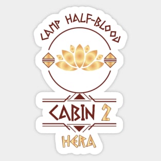 Cabin #2 in Camp Half Blood, Child of Hera – Percy Jackson inspired design Sticker